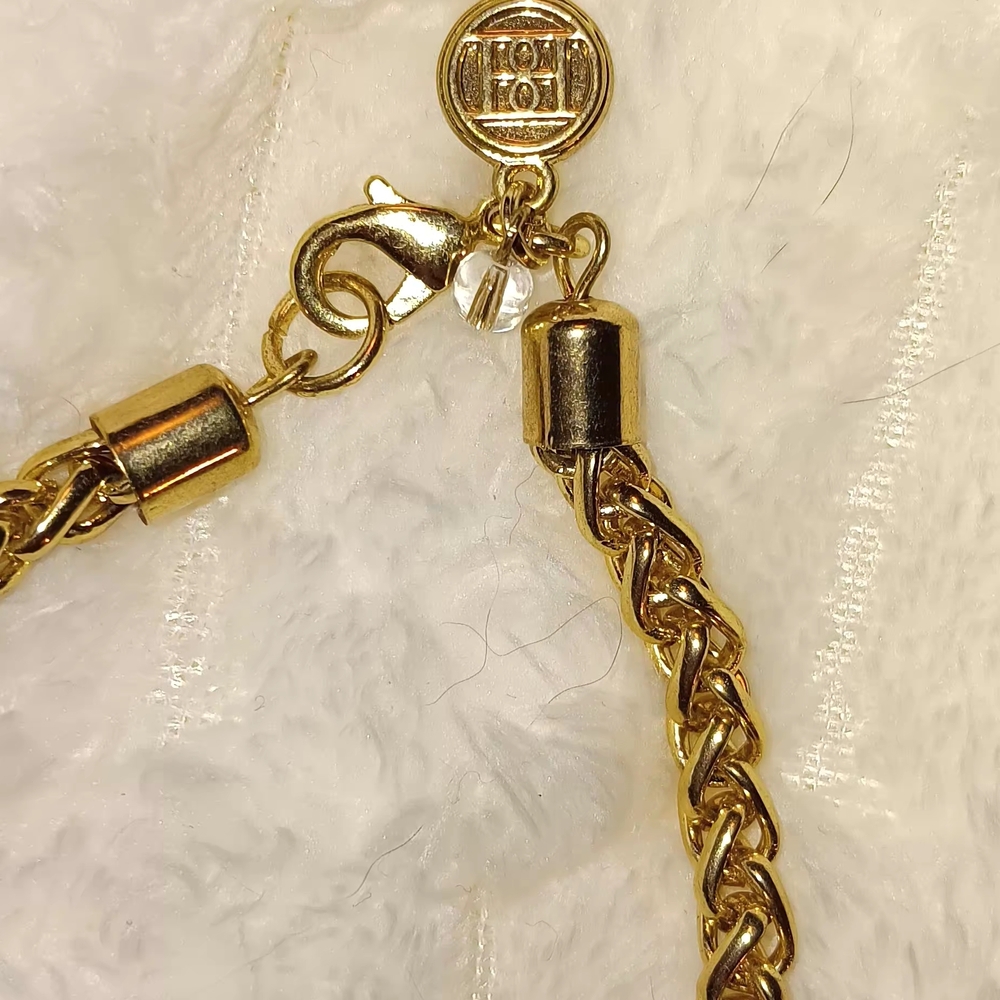 Source Unknown Twisted Gold Necklace - image 6